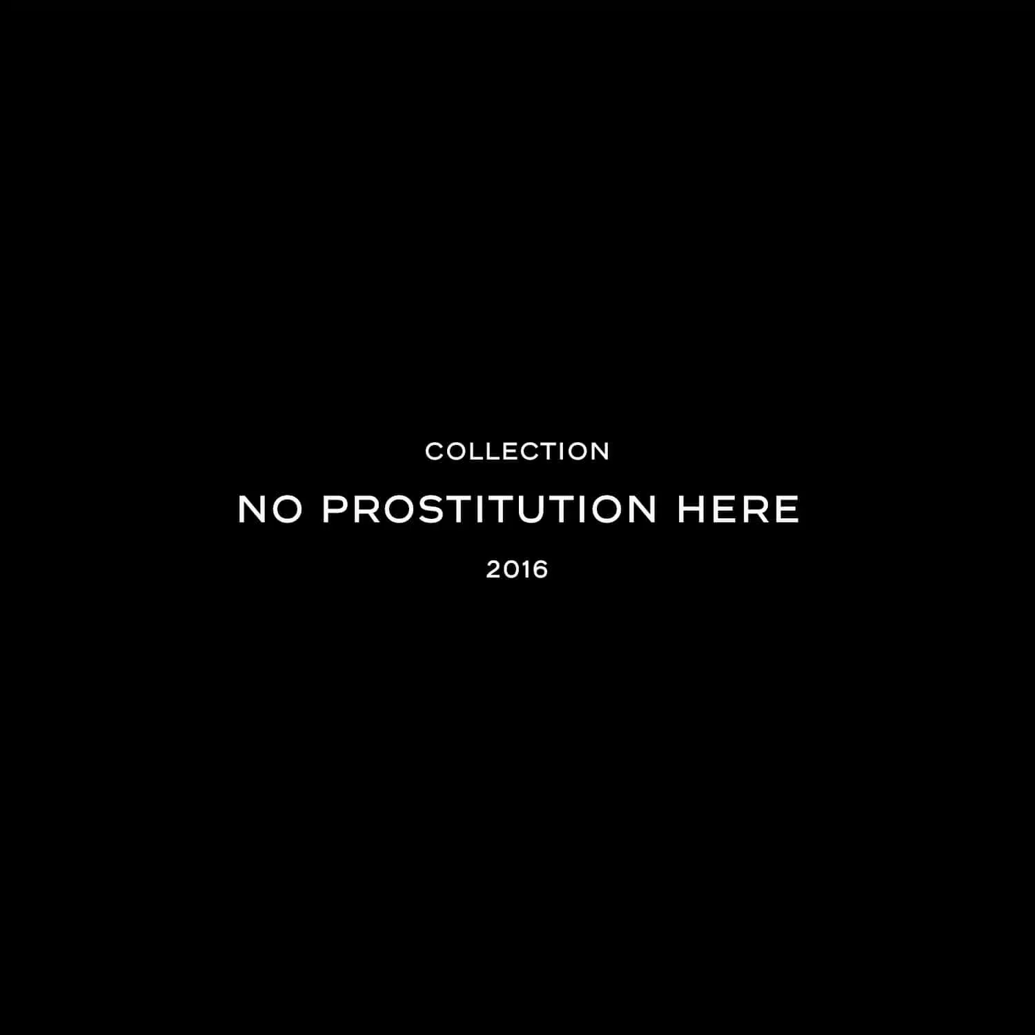 No prostitution here