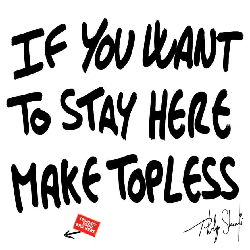 Tag If You Want To Stay Here Make Topless