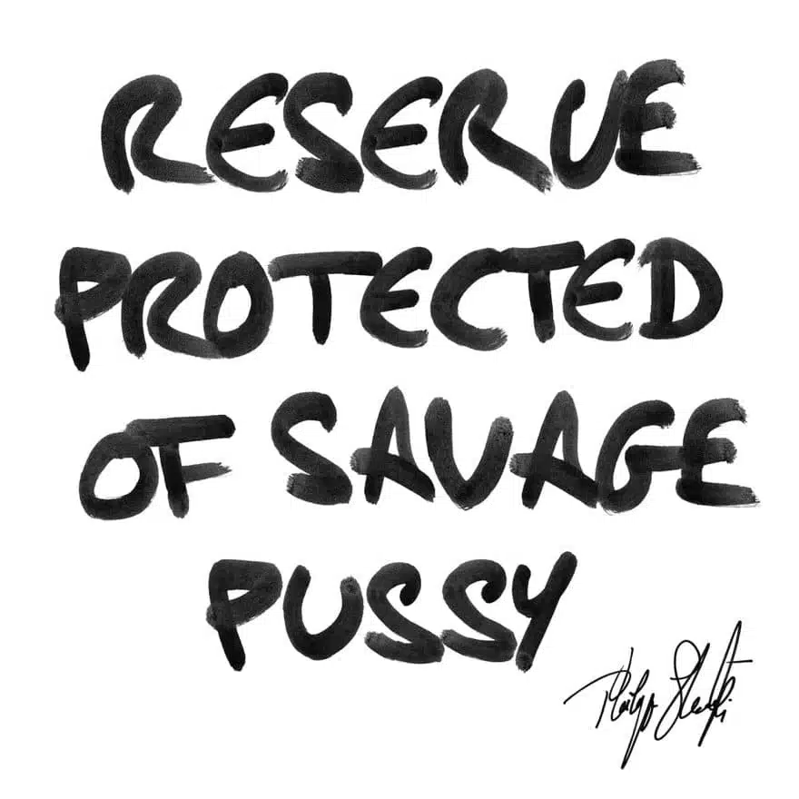 Reserve protected of savage pussy