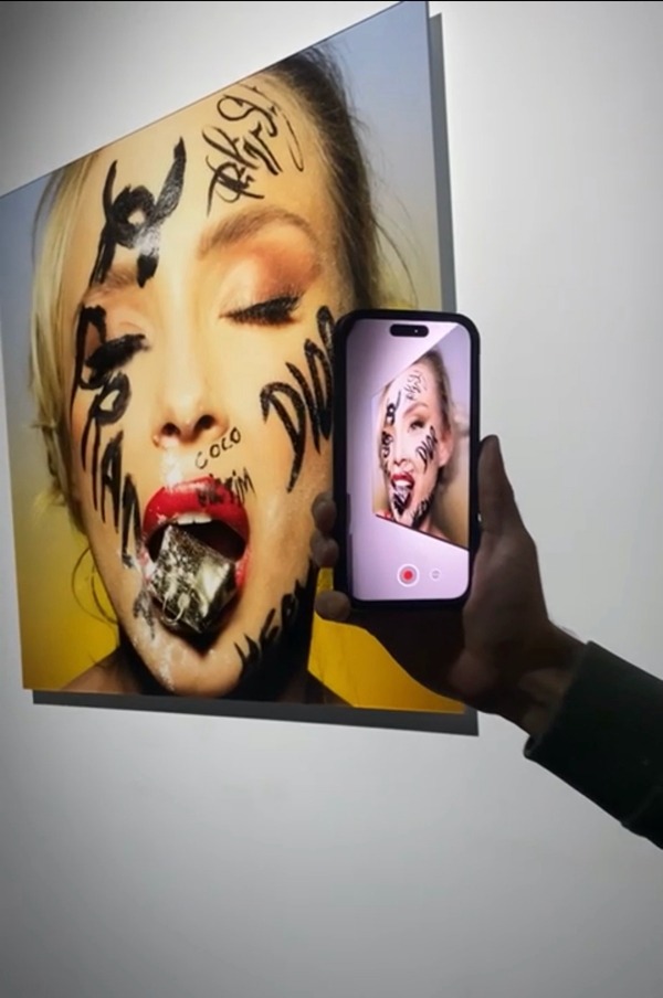 Revolutionizing Visual Art with a new series of works, "No Censure Here," utilizing the new technology of Augmented Reality (AR).
