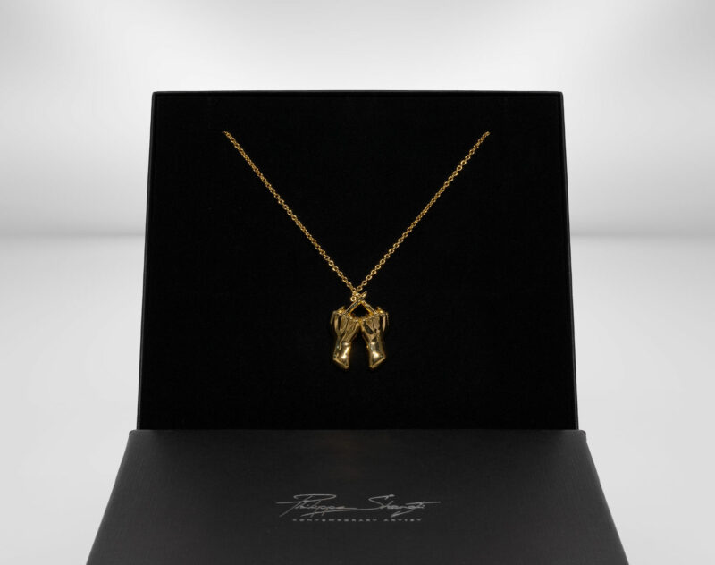 No Fuck Here necklace Gold plated 18 Karat 2