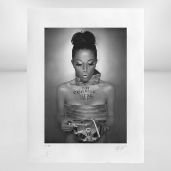 Philippe Shangti - No Cocaine Here Deluxe - 2024 Digigraphic prints  30 x 40cm, edition of 77